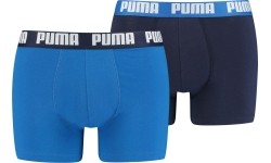 Bokserki męskie Puma Basic Boxer, niebieskie