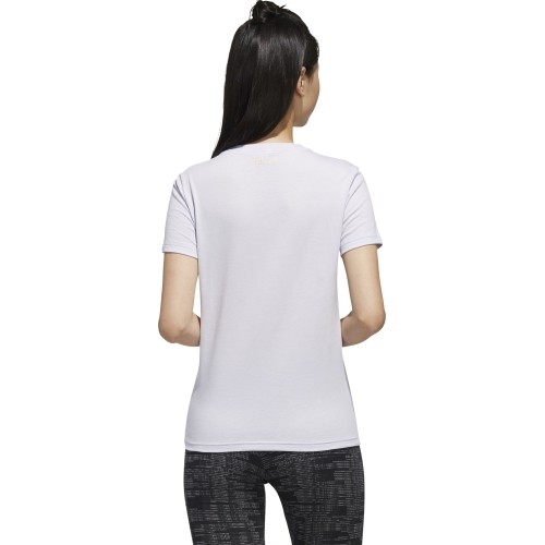 Bluzka damska Adidas W E Branded T, fioletowa
