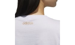 Bluzka damska Adidas W E Branded T, fioletowa