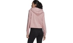 Bluza damska Adidas W 3S FT Cro Hoodie różowa HC9131