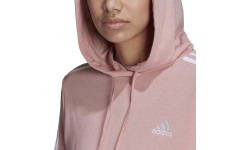 Bluza damska Adidas W 3S FT Cro Hoodie różowa HC9131
