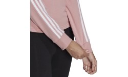 Bluza damska Adidas W 3S FT Cro Hoodie różowa HC9131