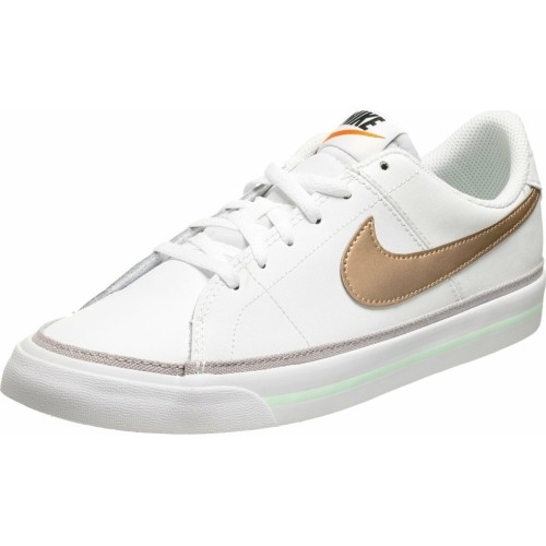 Buty młodzieżowe Nike Court Legacy białe DA5380 112