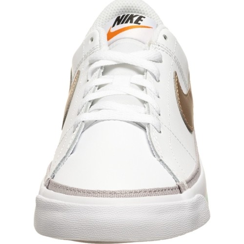 Buty młodzieżowe Nike Court Legacy białe DA5380 112