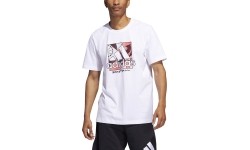 Adidas Marškinėliai Vyrams Univ Bos White HC6911