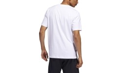 Adidas Marškinėliai Vyrams Univ Bos White HC6911