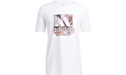 Adidas Marškinėliai Vyrams Univ Bos White HC6911