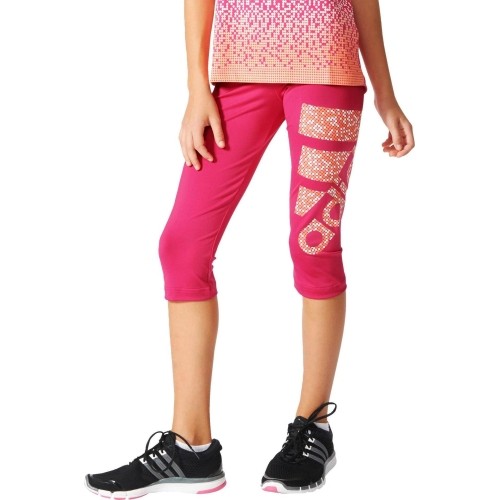 Adidas spodenki 3/4 dla młodzieży Wardrobe 3/4 Logo Tight AK2168