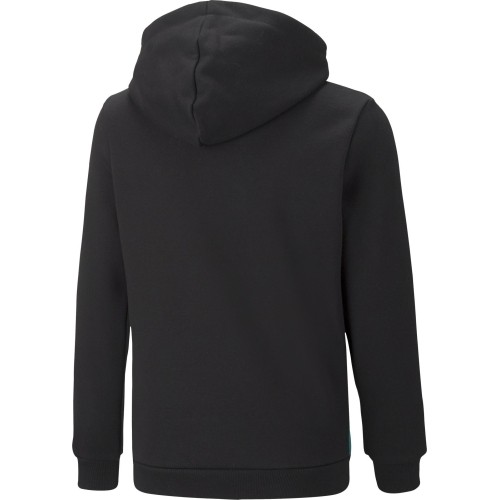 Puma bluza dla nastolatków Ess Block Hoodie Black Green Blue 849081 27