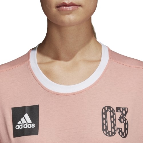 Bluzka Adidas Number 03 Pink Black CV4581