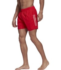 Szorty kąpielowe męskie Adidas Mid3s Clx Sl Red HA0400