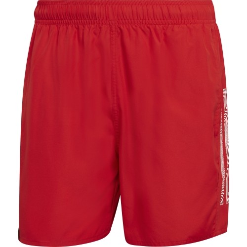 Szorty kąpielowe męskie Adidas Mid3s Clx Sl Red HA0400