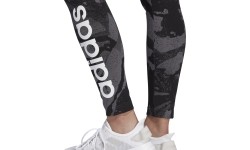 Legginsy damskie Adidas W E AOP czarno-szare DP2365