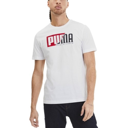 Koszulka Puma Flock Graphic Tee White