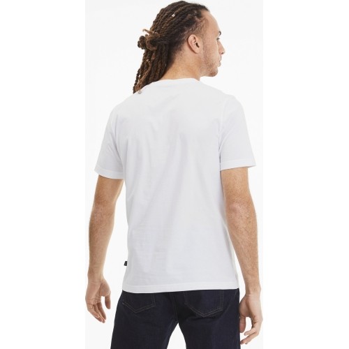 Koszulka Puma Flock Graphic Tee White