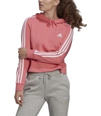Bluza damska Adidas W 3S FT Cro Hoodie, różowa GM5585