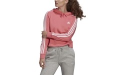 Bluza damska Adidas W 3S FT Cro Hoodie, różowa GM5585