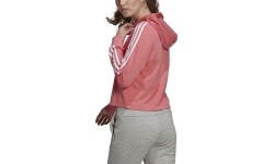 Bluza damska Adidas W 3S FT Cro Hoodie, różowa GM5585