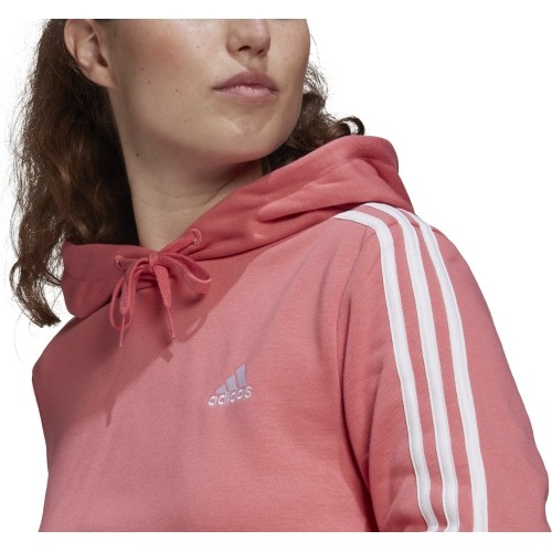 Bluza damska Adidas W 3S FT Cro Hoodie, różowa GM5585