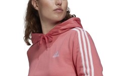 Bluza damska Adidas W 3S FT Cro Hoodie, różowa GM5585