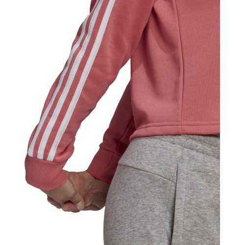 Bluza damska Adidas W 3S FT Cro Hoodie, różowa GM5585