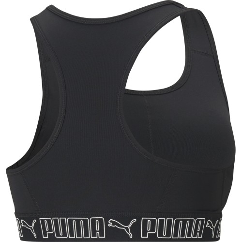Stanik sportowy damski Puma Mid Impact Elastic czarny 520302 01