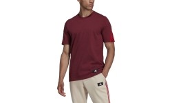 Koszulka męska Adidas M Fi 3s Tee Bordeaux HC5242