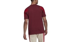Koszulka męska Adidas M Fi 3s Tee Bordeaux HC5242
