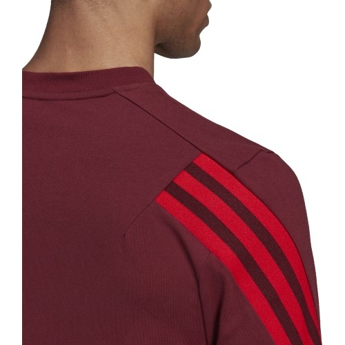 Koszulka męska Adidas M Fi 3s Tee Bordeaux HC5242