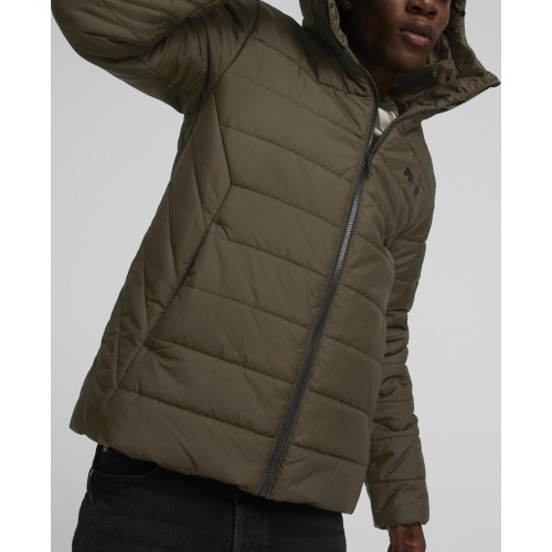 Puma Ess Hooded Padded kurtka męska, khaki 848938 62