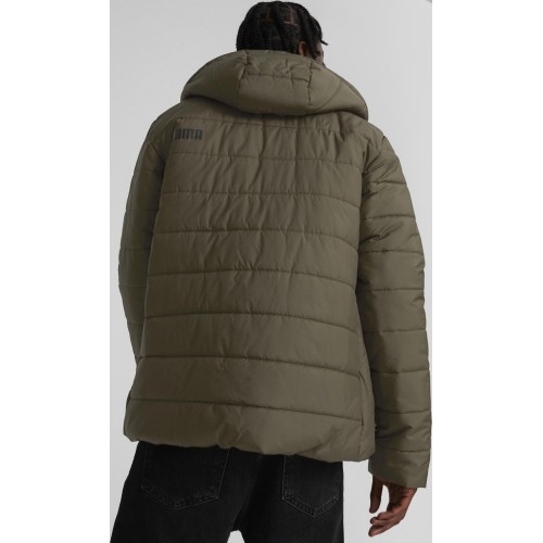 Puma Ess Hooded Padded kurtka męska, khaki 848938 62