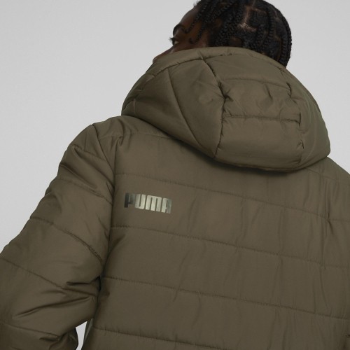 Puma Ess Hooded Padded kurtka męska, khaki 848938 62