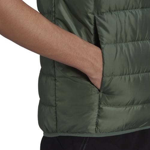 Kamizelka męska Adidas Ess Down, zielona, HK4650