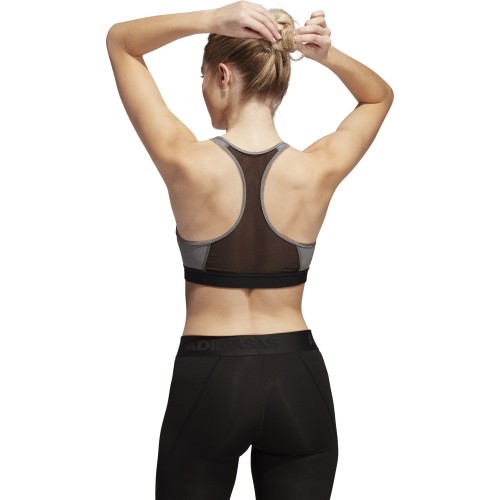 Sportowy biustonosz damski Adidas Drst Ask Bra Grey GH4787