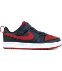 Buty dziecięce Nike Court Borough Low2 Black Red BQ5451 007