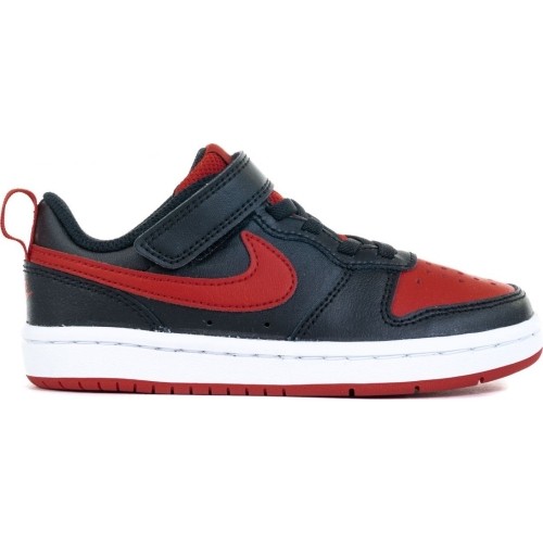 Buty dziecięce Nike Court Borough Low2 Black Red BQ5451 007