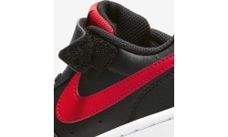 Buty dziecięce Nike Court Borough Low2 Black Red BQ5451 007