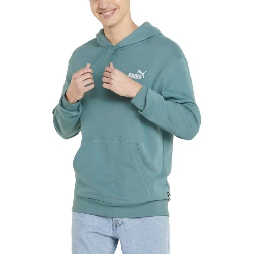 Bluza męska Puma Ess+ Hoodie TR Mineral Mint 847415 50