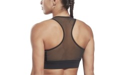 Reebok sportowy biustonosz damski Piping Pack Bralett Black HD2818