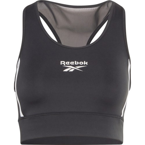 Reebok sportowy biustonosz damski Piping Pack Bralett Black HD2818