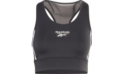 Reebok sportowy biustonosz damski Piping Pack Bralett Black HD2818