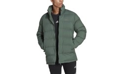 Męska kurtka puchowa Adidas Helionic Mid, zielona, HG6282