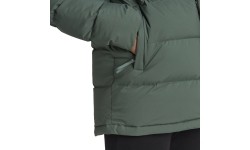 Męska kurtka puchowa Adidas Helionic Mid, zielona, HG6282