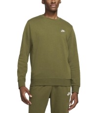 Nike Džemperis Vyrams M Nsw Club Crw Ft Green BV2666 326