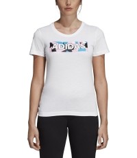 Adidas Palaidinė AOP Pack Tee II White