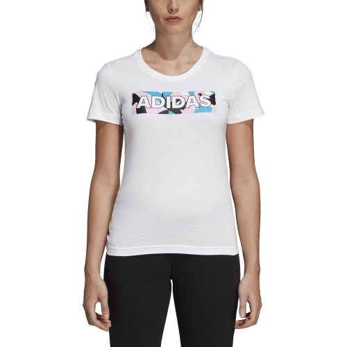 Bluzka Adidas AOP Pack Tee II White DV3024