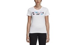 Adidas Palaidinė AOP Pack Tee II White