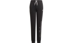 Spodnie młodzieżowe Adidas G Lin FT C czarne GN4066