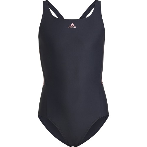 Strój kąpielowy dla dziewczynek Adidas YG 3S Mid Suit niebieski HM2076