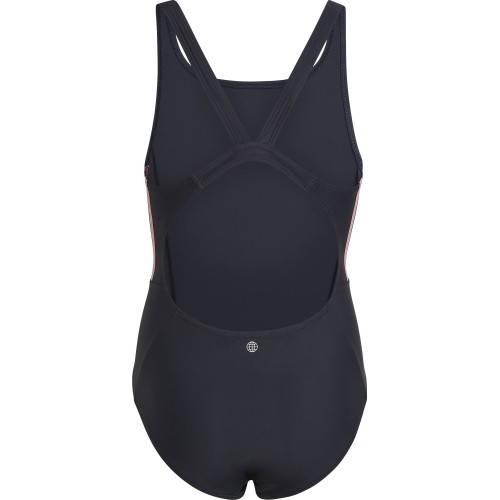 Strój kąpielowy dla dziewczynek Adidas YG 3S Mid Suit niebieski HM2076